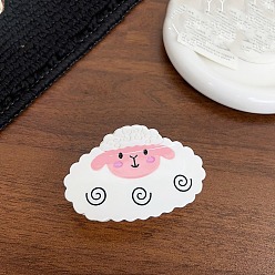 Овца Заколки для волос в форме когтей из ацетата целлюлозы, аксессуары для волос для женщин и девочек, животные, овца, 83x50 мм