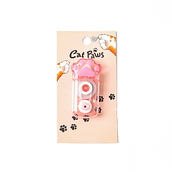 Папайя Оранжевый Лента для коррекции формы кошачьей лапы, с прозрачным дозатором, для офисных принадлежностей школьные принадлежности, papayawhip, 60x30 мм