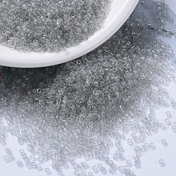 (DB1111) Transparent Gray Mist MIYUKI Delica Beads, Cylinder, Japanese Seed Beads, 11/0, (DB1111) Transparent Gray Mist, 1.3x1.6mm, Hole: 0.8mm, about 2000pcs/bottle, 10g/bottle