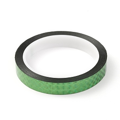 Mittlerer Aquamarin Dekorative klebebänder aus kunststoff für haustiere mit laserstrahlendem einklebebuch, mittlerer Aquamarin, 0.59 Zoll (15 mm), 50 m / Rolle