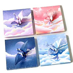 Разноцветный Бумага для оригами, складная бумага ручной работы, для детской школы поделки и декоративно-прикладного искусства, красочный, 95x95 мм