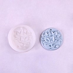 Белый Силиконовые формы для мыла, для инструментов для выпечки, diy формы для выпечки, форма для кекса бисквитные шоколадные формы, цветок, белые, 73x18 мм