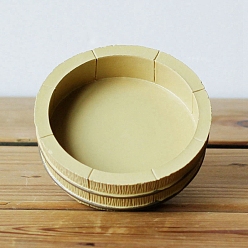 Бледно-Золотистый Украшения для ванны из смолы, аксессуары для кукольного домика с микро-ландшафтом, бледно золотарник, 70x28 мм