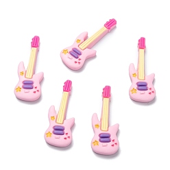 Сливовый Кабошоны из смолы, Диетические аксессуары, украшение для телефона, гитар, слива, 38x14x6 мм