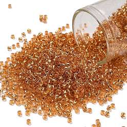 (753) 24K Gold Lined Rose Gold Круглые бусины тохо, японский бисер, (753) 24 розовое золото с подкладкой из k золота, 11/0, 2.2 мм, отверстие : 0.8 мм, Около 1111 шт / 10 г