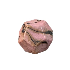 Родонит Статуэтки-многоугольники из натурального родонита для украшения домашнего стола, 17x17 мм