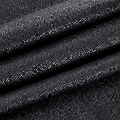 Черный 1 ярдов ПВХ кожаной ткани, поделки товары для рукоделия, чёрные, 1400x1 мм