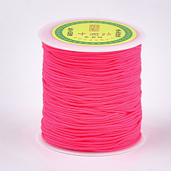 Темно-Розовый Нейлоновая нить, темно-розовыми, 1.5 мм, около 120.29 ярдов (110 м) / рулон