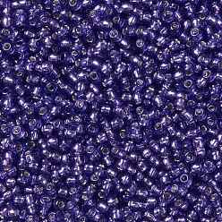 (2224) Silver-Lined Transparent Purple TOHO Round Seed Beads, Japanese Seed Beads, (2224) Silver-Lined Transparent Purple, 11/0, 2.2mm, Hole: 0.8mm, about 1110pcs/bottle, 10g/bottle