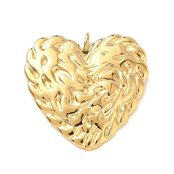 Настоящее золото 18K 304 подвески из нержавеющей стали, сердце, реальный 18 k позолоченный, 22.5x22.5x3 мм, отверстие : 2.5 мм