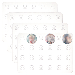 Прозрачный 4шт. прозрачные ПВХ-пластины для обезболивания, прямоугольные, прозрачные, 269x197x0.7 мм