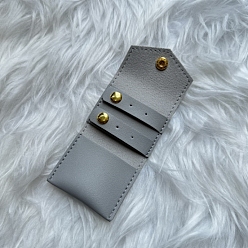 Темно-Серый Мешочки из микрофибры, принадлежности для хранения колец, прямоугольные, темно-серый, 14.5x6 см