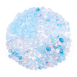 (52) Непрозрачная лаванда Прозрачные акриловые бусины, разноцветные, 9.5~14x9.5~29.5x4~10 мм, отверстие : 1.2~2 мм, 211 шт / комплект