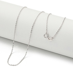 Платинированный 925 колье из стерлингового серебра, Реальная платина, 18.19 дюйм (46.2 см)