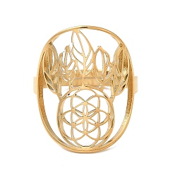 Настоящее золото 18K Ионное покрытие (IP) 304 тканая сетка из нержавеющей стали с регулируемым кольцом для женщин, реальный 18 k позолоченный, внутренний диаметр: 16 мм