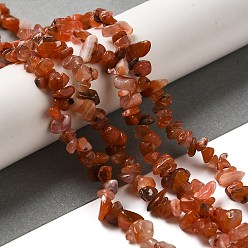 Red Agate Нити бусин из натурального южного красного агата, 5~8x5~8 мм, отверстие : 1 мм, о 31.5 дюйме
