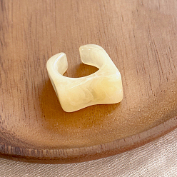 Мокасин 1поликарбонатные прямоугольные смоляные открытые манжеты для женщин, мокасин, внутренний диаметр: 18 мм