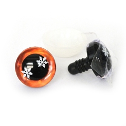 Помидор Снежинка узор пластиковая кукла безопасность ремесло глаз, с распоркой, для поделок куклы игрушки кукольные плюшевые животные изготовление, помидор, 14 мм