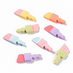 (52) Непрозрачная лаванда Кабошоны из смолы, чистить, разноцветные, 31.5x10.5x4.5 мм