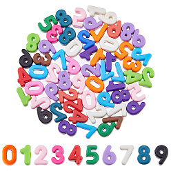 (52) Непрозрачная лаванда 60 непрозрачные акриловые бусины, число, разноцветные, 14.7x20x14.7 мм, отверстие : 6.3 мм