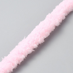 Pink Плюшевые палочки своими руками, средство для чистки труб, стебли из синели из полиэстера, с алюминиевой жилой, материал для детских поделок, розовые, 970x20x19 мм