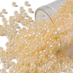(901) Ceylon Rice Pudding Тохо 8/0 круглые бусины, японский бисер, (901) цейлонский рисовый пудинг, 3 мм, отверстие : 1 мм, Около 1110 шт / 50 г