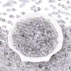 чертополох Прозрачные стеклянные бусины для выпечки, круглые, чертополох, 6 мм, отверстие : 1.2 мм, Около 1607 шт / фунт