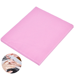 Pink Filtro de polvo de tela no tejida, Filtro de repuesto para colector de polvo de uñas, Rectángulo, rosa, 24.5x20x0.01 cm, 100 PC / sistema