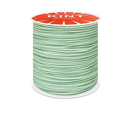 Аквамарин Нейлоновая нить, ювелирные изделия шнур нейлона для пользовательских ювелирных изделий делает тканые, аквамарин, 0.8 мм, около 49.21 ярдов (45 м) / рулон