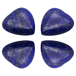 Ляпис-Лазурь 4шт. натуральный лазурит кабошоны, сердце, 29~30x29~30x6~8 мм