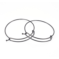 Electrophoresis Black Ионное покрытие (ip) 304 изготовление браслетов из нержавеющей стали, электрофорез черный, 61~62 мм