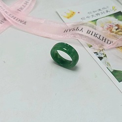 Зеленый 1пальцевые кольца из акрила для женщин, зелёные, размер США 6 (16.5 мм)