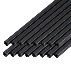 Black Carbon Fiber Round Bar, Black, 301x3mm, Hole: 1.4mm