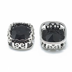 Реактивный Самолет Шить на горный хрусталь, многожильных ссылки, стекло горный хрусталь, с латунной фурнитурой платинового цвета, аксессуары для одежды, квадратный, струя, 12x12x7 мм