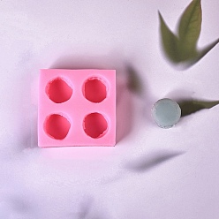 Квадрат Силиконовые формы, формы для литья смолы, красно-фиолетовые, квадратный, 75x75x25 мм