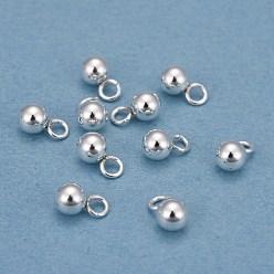 Серебро 201 кулон из нержавеющей стали, серебряные, 7x4 мм, отверстие : 2 мм