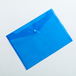 Озёрно--синий Пластиковые карманы для документов из пвх, прямоугольные, Плут синий, 325x235 мм, 40 шт / комплект