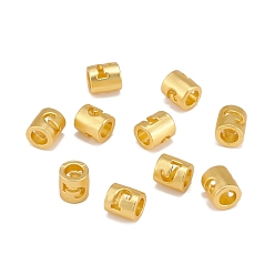 Letter J Полые подвесные бусины из сплава, бочка с письмом, матовый золотой цвет, letter.j, 6.5x5 мм, отверстие : 3.5 мм