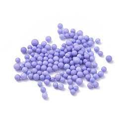 Blue Violet Craft Foam Balls, Round, for DIY Wedding Holiday Crafts Making, Blue Violet, 1.5~3.5mm