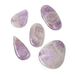 Аметист Подвески из натурального аметиста , разнообразные, 26~60x15~40x4~16 мм, отверстие : 1.2~3 мм
