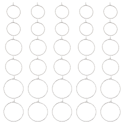 Нержавеющая Сталь Цвет 90шт. 3 размер 316 фурнитура для сережек-колец из хирургической нержавеющей стали, кольца для бокалов вина, цвет нержавеющей стали, 25~34x21~30 мм, штифты : 0.6 мм, 30шт / размер