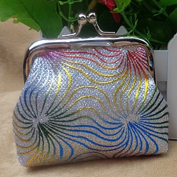 Белый Сумочка для куклы из трапециевидной ткани, с железным каркасом для сумочки и пудрой с блестками, принадлежности для американских кукол, белые, 70x90 мм