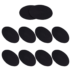 Плоский Круглый 10шт. губчатые фильтры для вытяжки, активированный уголь, плоско-круглые, 120x2.5 мм