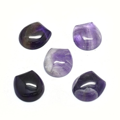 Amethyst Natural Amethyst Cabochons, Oval, 22x20.5x6~7mm