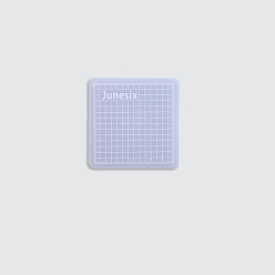 Лиловый Коврик для резки пвх, со шкалой, для рабочего стола тонкая ручная работа кожа ремесло шитье diy перфорация, квадратный, сирень, 8x8 см