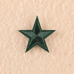 Темно-серый Компьютеризированная вышивка тканью утюжок на / шить на заплатках, аксессуары для костюма, аппликация, звезда, темно-серый, 3x3 см