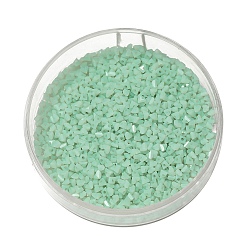 Средний Аквамарин Стеклянные бусины, треугольные бусины, алмазные бусины прозрачные хрустальные заостренные бусины, средний аквамарин, 3x3x2 мм, отверстие : 0.8 мм