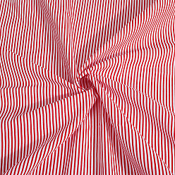 Красный 1хлопчатобумажная ткань в полоску, для аксессуаров одежды, красные, 160x100x0.02 см