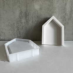 Белый Пасхальная тема дом своими руками силиконовые формы для настольной лампы, формы для литья смолы, для уф-смолы, изготовление изделий из эпоксидной смолы, белые, 121x91x22.5 мм