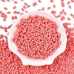 Лосось Непрозрачные акриловые бусины, арахис, salmon, 6.5x4x3 мм, отверстие : 1.5 мм, Около 9998 шт / 500 г